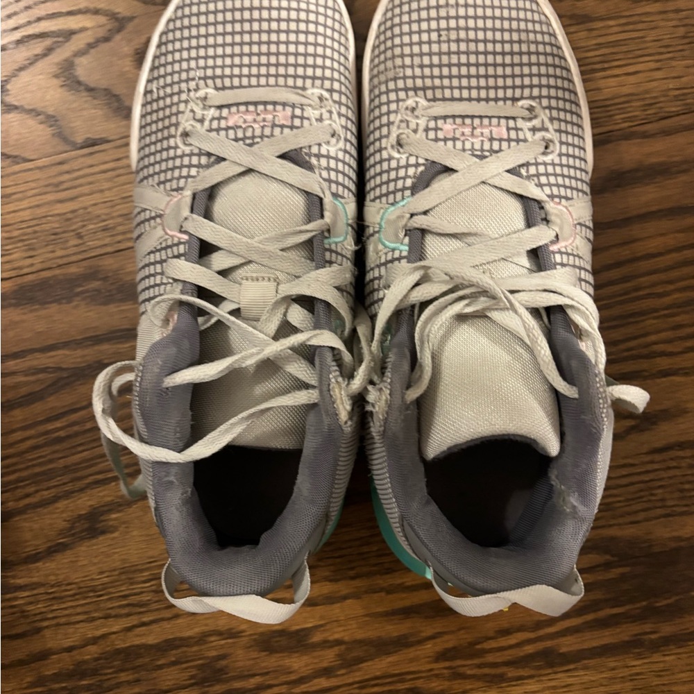 Nike Gray and White Athletic Shoes